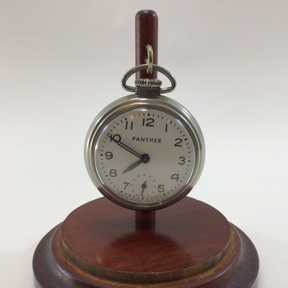 Westclox Panther Pocket Watch with Second Hand 30001 … Gem