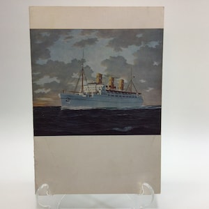 Restaurant Dinner Menu 1956 Empress of Scotland West Indies Cruise Vintage Dining Ephemera