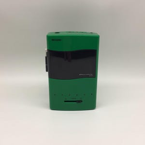 Sharp AM FM Stereo Cassette Player Green Model JC-F3 Vintage Analog Audio Electronics