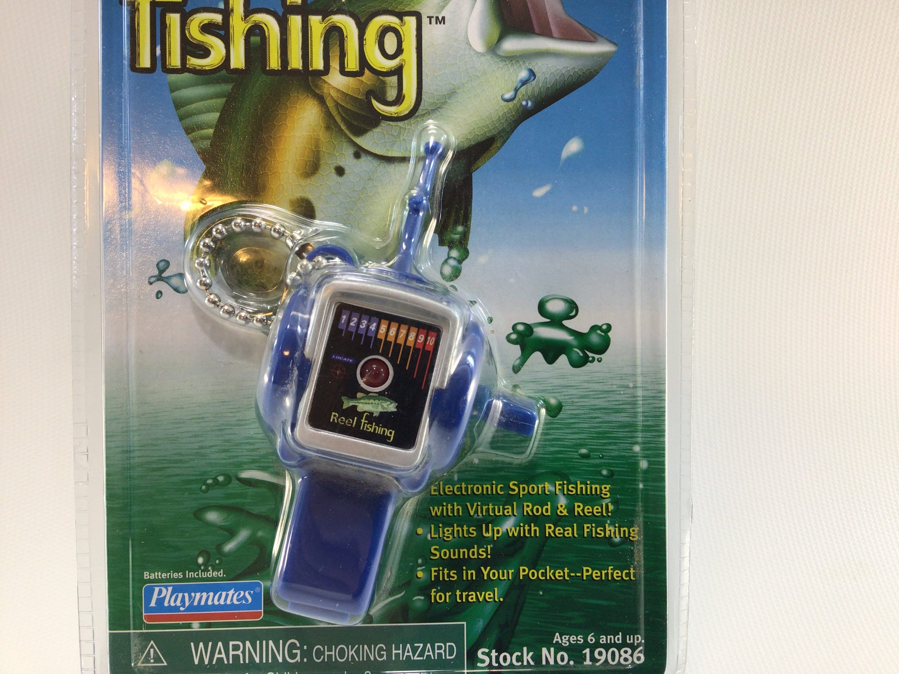 Playmates Mini Reel Fishing Keychain Electronic Game Fun Collectible Toy -   Canada