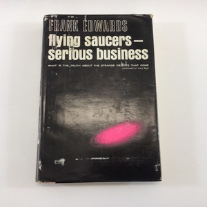 Flying Saucers - Serious Business Edwards Vintage Rare Book
