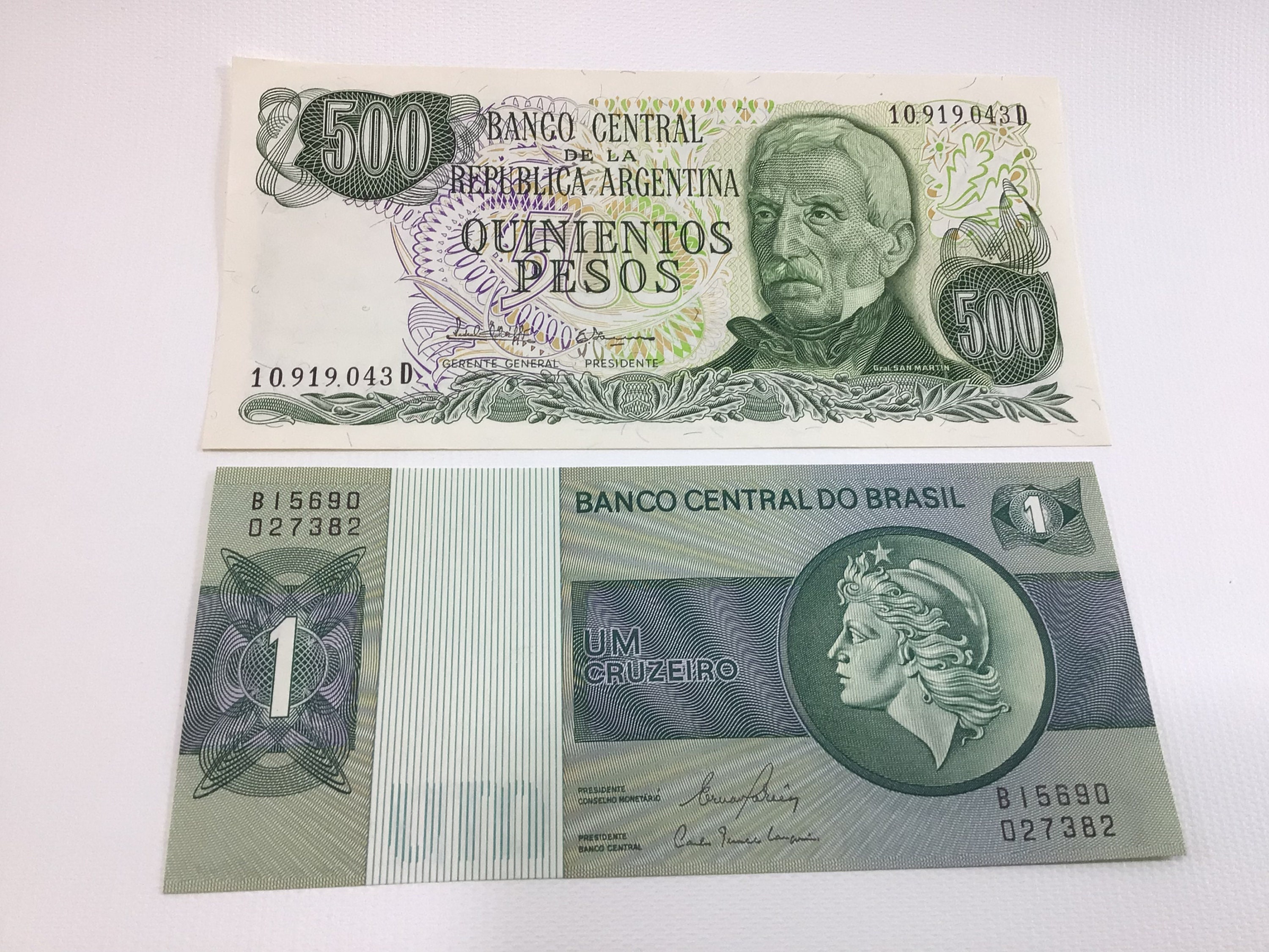 Brazil $50 REAIS Banco Central Do Brasil Bank Note Paper