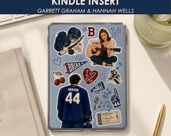 Off Campus Kindle Insert, Garrett and Hannah Kindle Insert, Hockey Romance Kindle Insert, BookTok Kindle Decor, Briar University Reader Gift