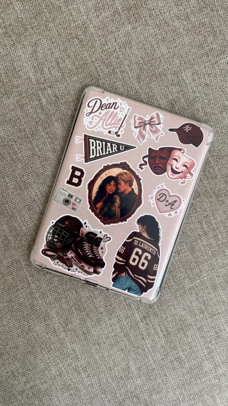 Kindle Insert Printable, Off Campus Dean & Allie Kindle Decor, Hockey Romance Kindle Insert, BookTok Kindle Accessory image 7