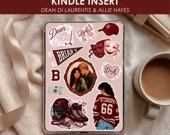 Kindle Insert Printable, Off Campus Dean & Allie Kindle Decor, Hockey Romance Kindle Insert, BookTok Kindle Accessory