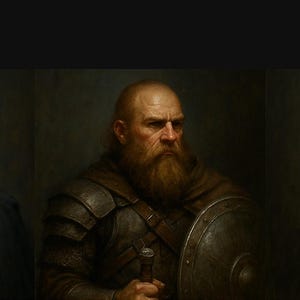 May include: A digital painting of five fantasy characters. The first is an elf with a bow and arrow. The second is a hooded wizard holding a staff with a glowing orb. The third is a warrior with a shield. The fourth is a woman in armor. The fifth is a warrior with a sword.