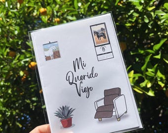 Mi Querido Viejo Spanish Father’s Day card