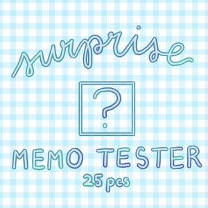 Surprise Memo Testers | Journaling Essentials, Stationery Supply