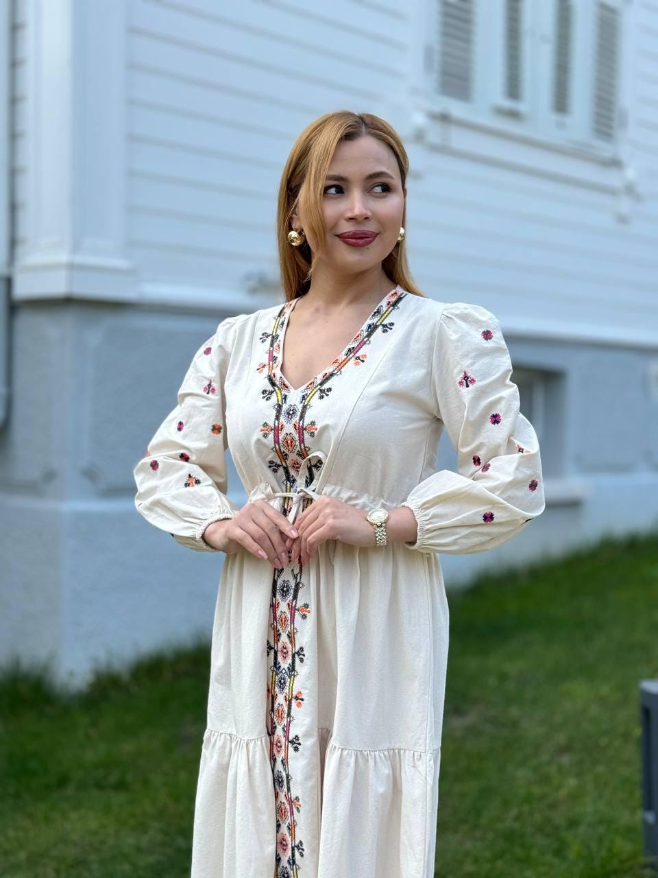 white boho embroidered dress White Boho Dress I White Boho Maxi & Mini dresses I Love that Boho