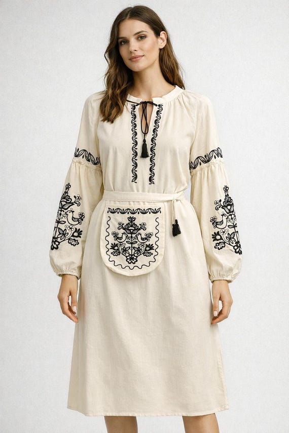 maeve linen tie-back maxi dress Lucia Tie Back Maxi Dress M