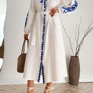 blue and white dress greece Week 21: Greek. Porcelain Doll Pastiche.today