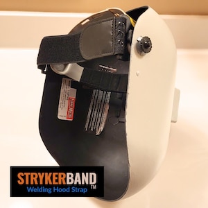 STRYKERBAND Welding Hood Strap for Fibre Metal Pipeliner Honeywell Welding Hood Adjustable Strap