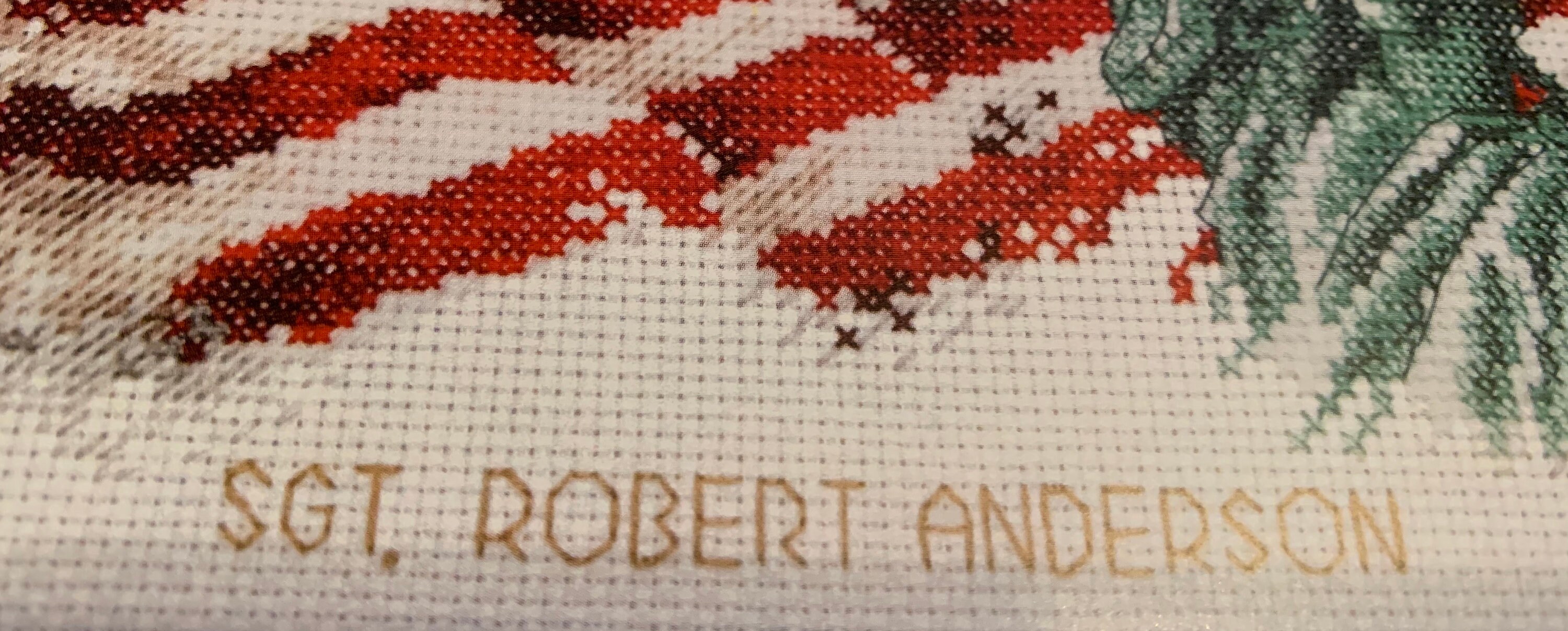 American Patriot Counted Cross Stitch Finished Counted Etsy