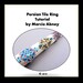 Shirley Ward reviewed Beadweaving Tutorial Persian Tile Bead Woven Ring in Peyote and Herringbone Beading Beaded Instructions Lessons Jewelry Making PDF DIY