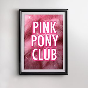 Chappell Roan Pink Pony Club Fine Art Print Poster, Music Lyrics, Home Decor A3 A2
