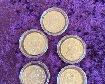 Mexico BU 1 Peso Silver Coin Uncirculated, Vintage Coin Collectible