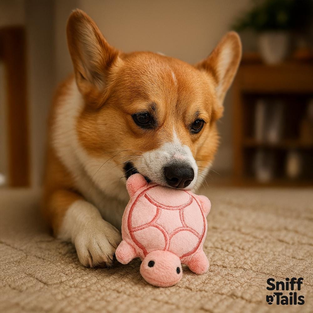 Plush Turtle Dog Toys – 5 Fun Colors | Squeaky Toy Set for Small Dogs | Buy 2, 3, or All 5 Turtles for a Bundle Discount!