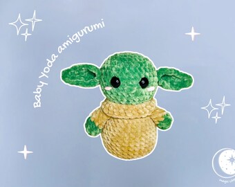 Baby Alien Amigurumi Crochet Pattern – Beginner Plush Toy (PDF Download)