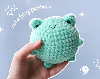 Crochet Frog Pattern: Velvet Amigurumi Plush Toy (PDF Pattern, Beginner Friendly)