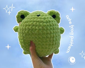 Crochet Frog Pattern: Velvet Amigurumi Plush Toy (PDF Pattern, Beginner Friendly)