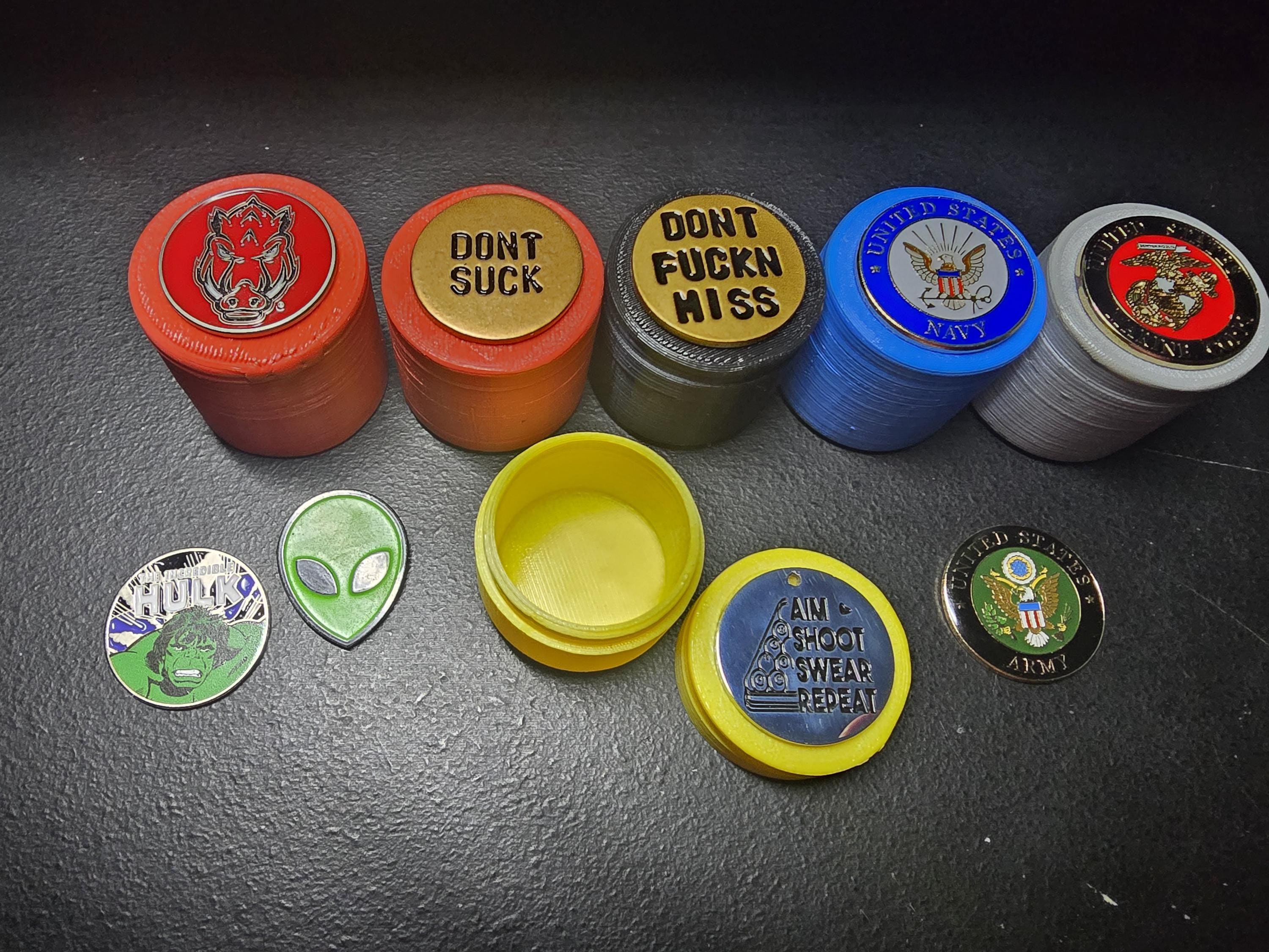 Chalk & Coin Holder Billiards Pool Round Taom Predator - Etsy