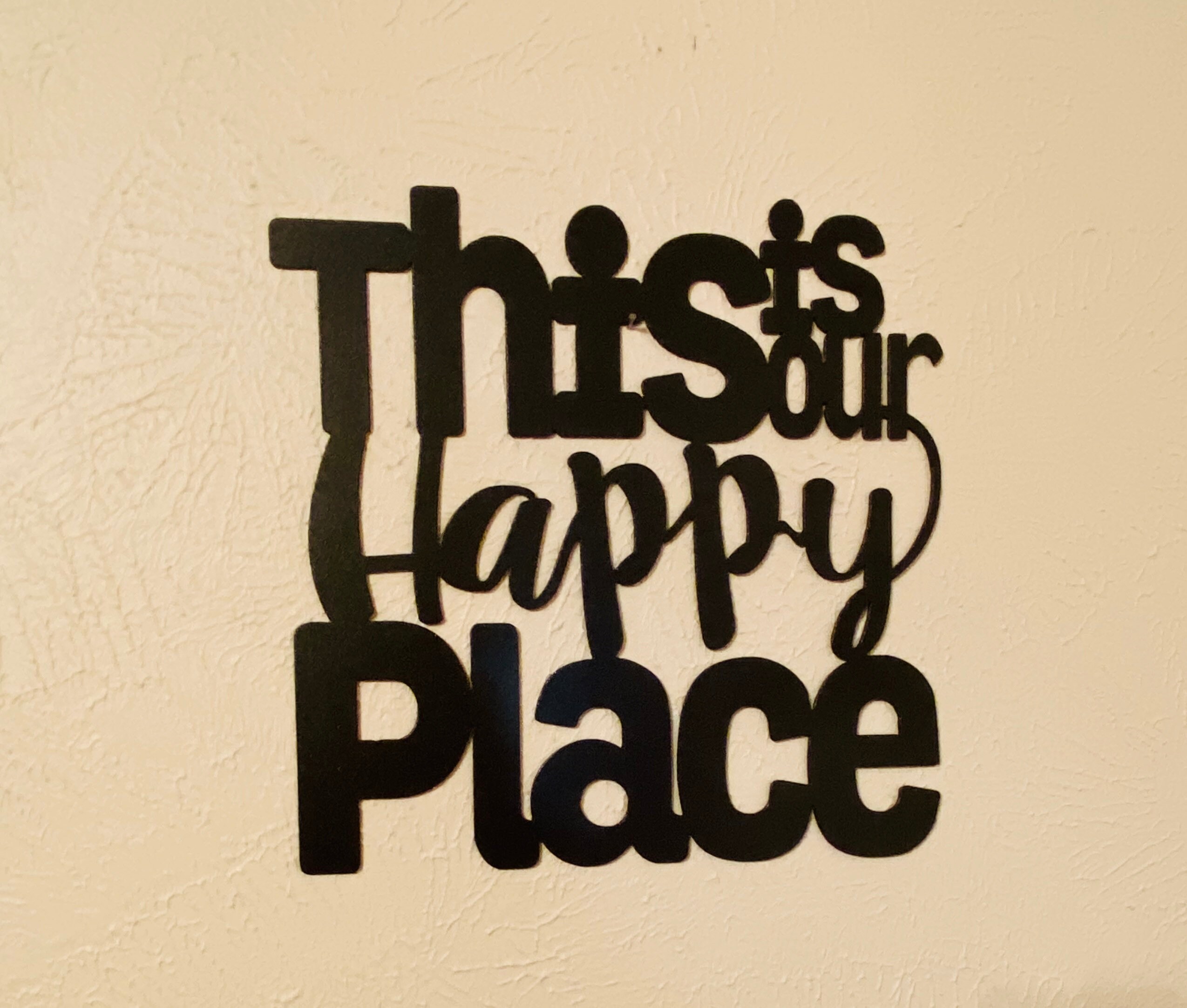 This is Our Happy Place metal sign Etsy