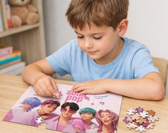 Soda Pop Cartoon Band Puzzle mit Dose | 500 Teile