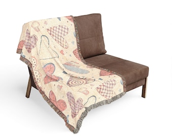 Kuscheldecke „Liebe dich, Kirsche“ | Kuscheldecke mit Kirschmotiv