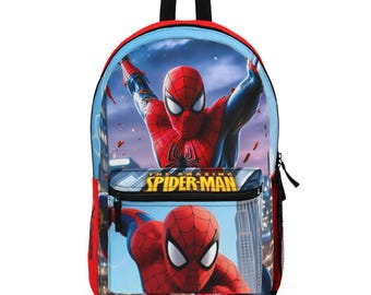 Spider-Man-Rucksack mit Motiv | Superhelden-Schulrucksack für Kinder