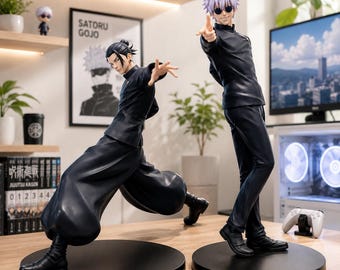 Gojo Satoru & Suguru Geto Noodle Stopper Figures, 15cm Jujutsu Kaisen PVC Anime Collectibles