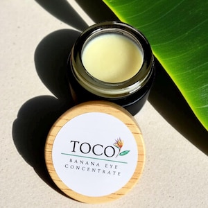 Banana Eye Cream|Organic Eye Cream|Eye Cream for Dark Circles|Eye Cream with Caffeine|Eye Cream to Brighten Under Eye|Eye Cream for Wrinkles