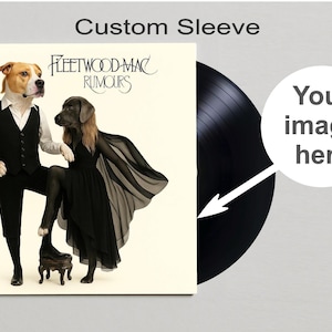 Vinyl Record Sleeve Custom, Full Photo Album Cover, Picture Disc Sleeve, Replacement Jacket, Record Decorations