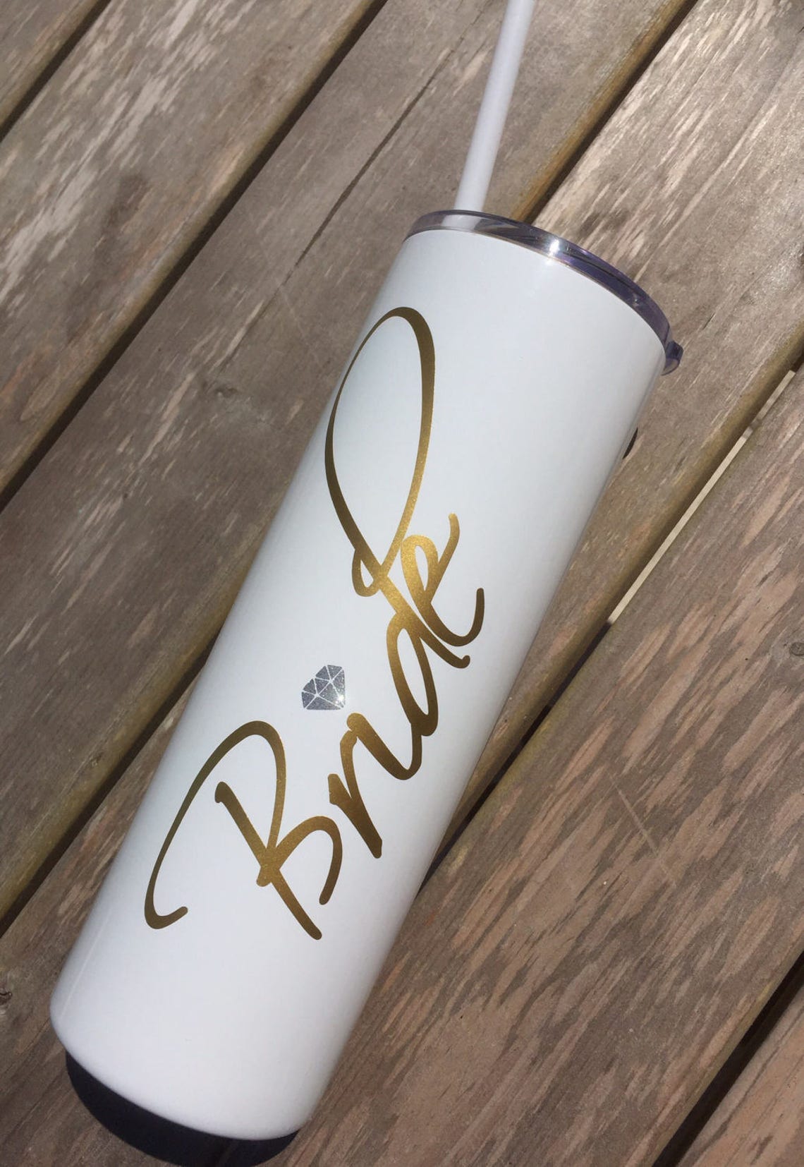 Personalized Bridesmaid Tumblers Bride Tumbler Stainless Etsy