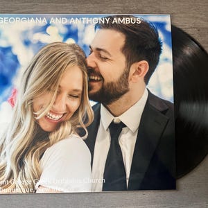Custom 12″ Vinyl Sleeve — Personalized Photo Record Sleeve, Unique Gift for Music Lovers