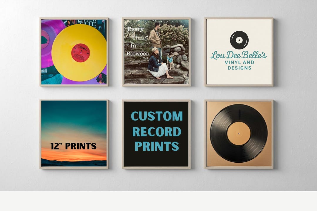 Custom Record Print | Personalized Vinyl Wall Art | Music Lover Gift ...