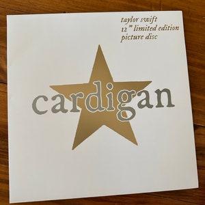 Cardigan Custom Vinyl sleeve for Picture disc