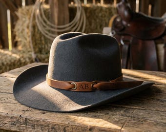 Leder Hutband, Cowboy Hutband, Western Hutband, personalisierte Hutband, Leder Hutband, Fedora Hutband, Hut Zubehör
