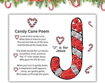 Candy Cane Tissue Paper Art, Christmas Torn Paper Craft For Kids, Printable Legend Of The Candy Cane Poem, Sunday School Activity