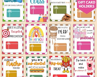 25 trendy Teacher Appreciation Gift Card Holder book, back to school gift,Teacher Appreciation Week Gift,End of the Year Teacher Gift card