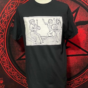 Camiseta Demônio com Sigilo Belial, tamanho pequeno a 2 tamanhos extragrandes, Demônios, Inferno, Lilith, Lúcifer, Belzebu