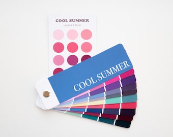 COOL SUMMER Color Swatch fan