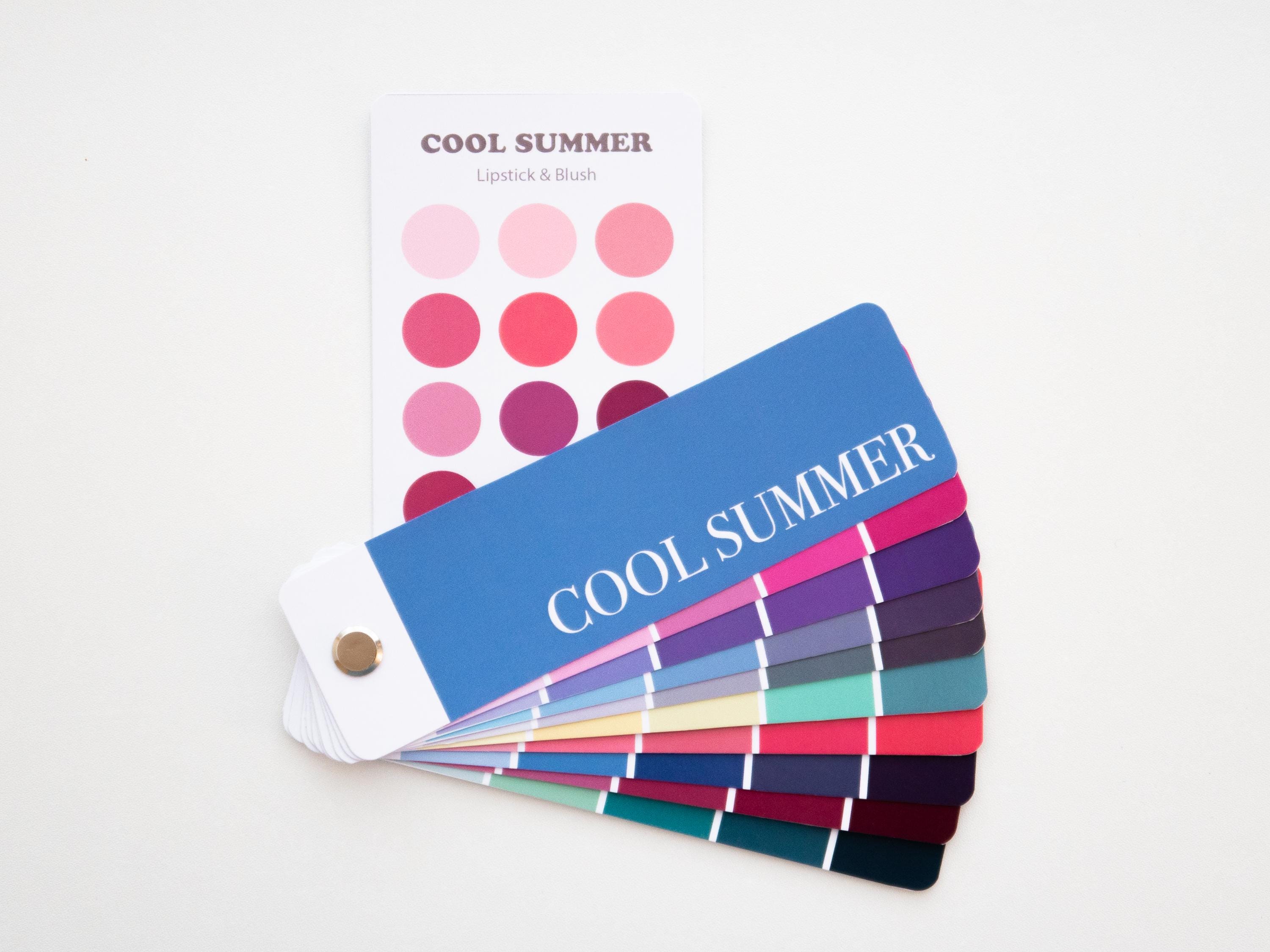 COOL SUMMER Color Swatch fan