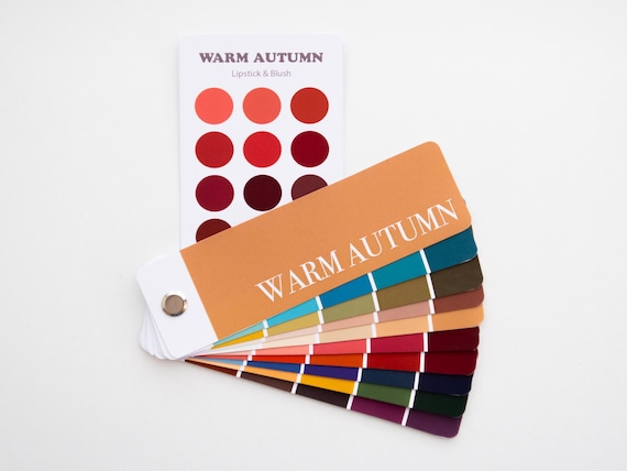 WARM AUTUMN Color Swatch fan
