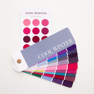Éventail de nuances de couleur COOL WINTER