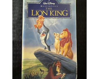 El Rey León (VHS, 1995) Colección Obra Maestra Estuche tipo concha