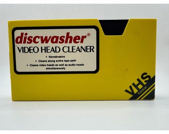Discwasher Video Head Cleaner VHS Nonabrasive VCR Maintenance USA