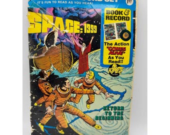 Power Records Space 1999 Libro y disco PR-32 Regreso al principio 1976