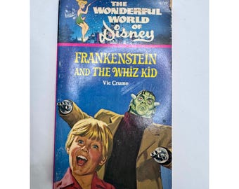 Disney Frankenstein and the Whiz Kid Paperback 1975 Vic Crume Pyramid Book Vtg