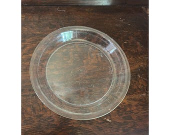 Molde redondo para tarta Pyrex 209 de vidrio transparente de 23 cm (9 pulgadas), ideal para horno.