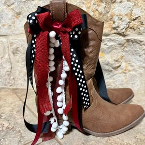 Texas A&M Aggie Inspired Boot Bow Ribbons